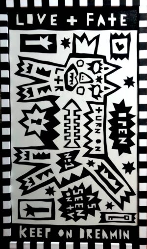 Keep on Dreamin (Acrylic on board)